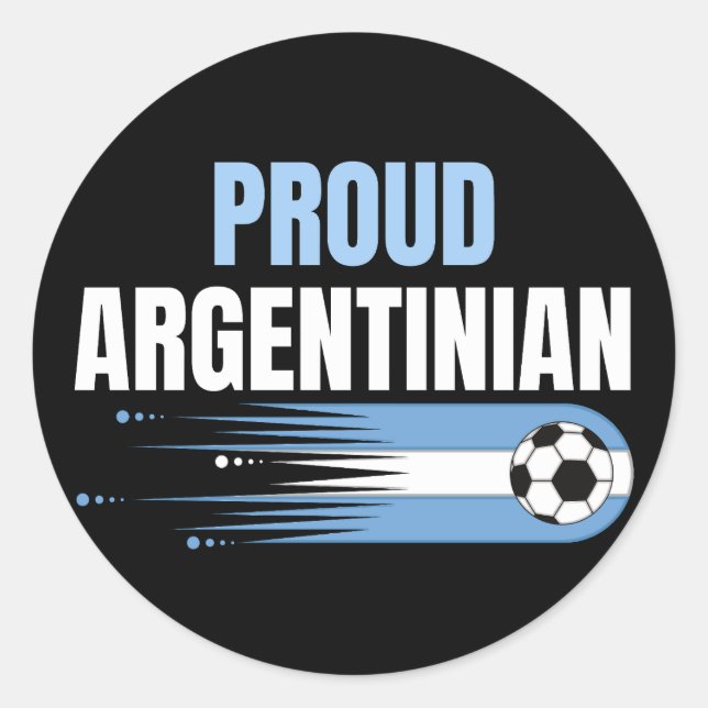 Adesivo Campeões do Mundo Argentina 2022 Orgulhosos (Frente)