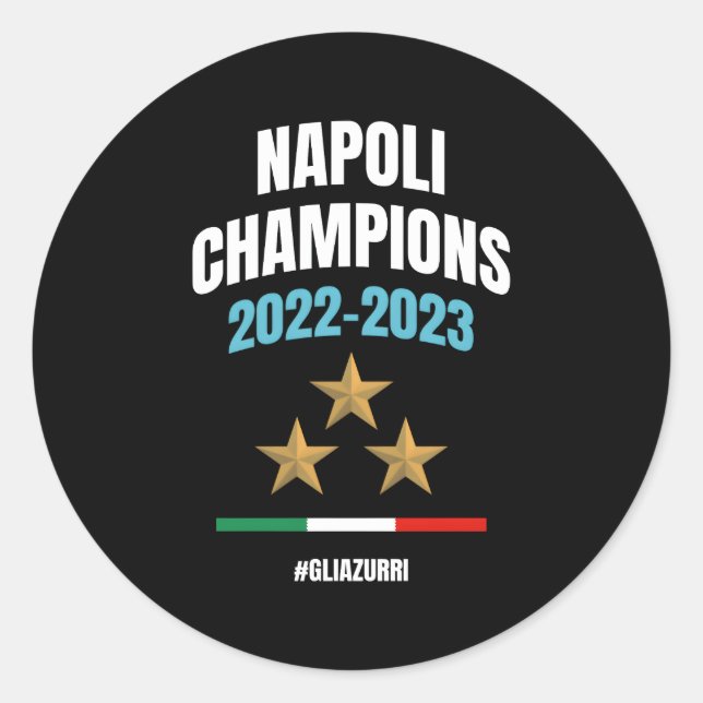 Adesivo Campeões Napoli 2022-2023 (Frente)