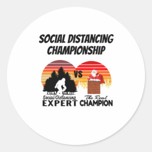 Adesivo Campeonato de Distância Social - Yeti