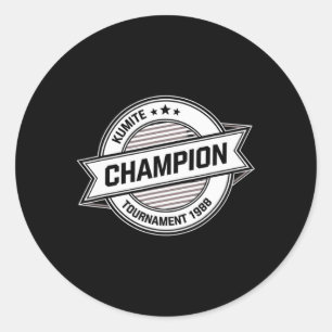 Adesivo Campeonato de Kumite Artes Marciais Kung Fu Cinema