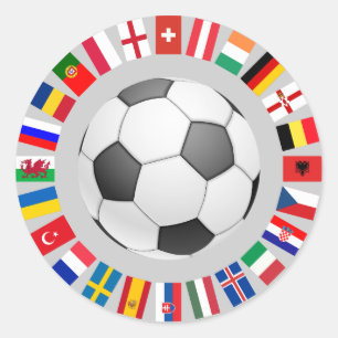 Adesivo Campeonato europeu 2016 do futebol do futebol