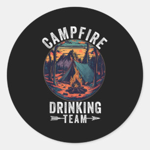 Adesivo Camper Life Bonfire Funny C