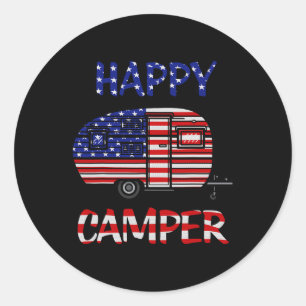 Adesivo Camper Merica American Happy Pride Flag 4° De Jul
