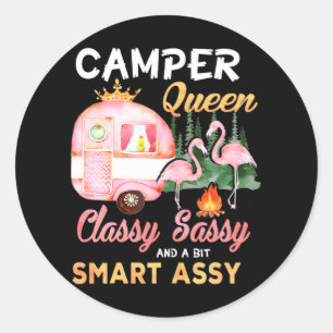 Adesivo Camper Queen Classy Sassy Um Pouco Smart Assy