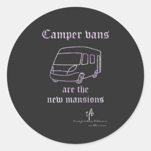 Adesivo Camper Vans New Mansions Purple Irid. Sm.