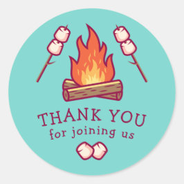 Adesivo Campfire e Marshmallow