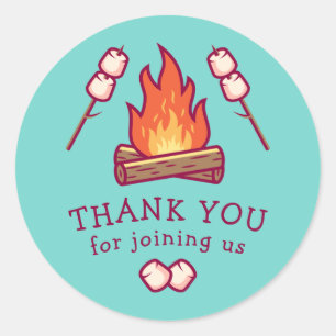 Adesivo Campfire e Marshmallow