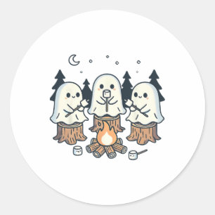 Adesivo Campfire Ghost Spooky Marshmallow Halloween Bonfir