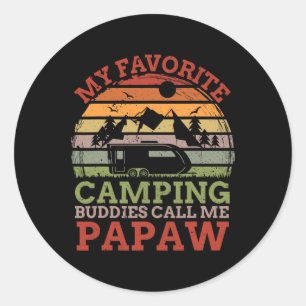 Adesivo Camping Buddies Favorito Me Chamam De Dia de os pa