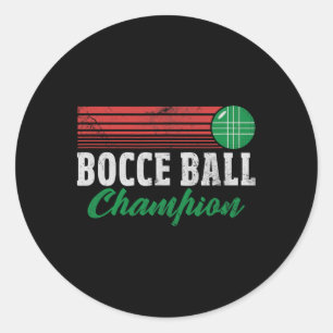 Adesivo Campion de Bocce Byll Jogador de Bocci Italiano Ca