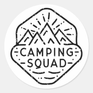 Adesivo Campo de acampamento correspondente ao acampamento