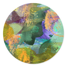 Campo de Flores de Arte Abstrata