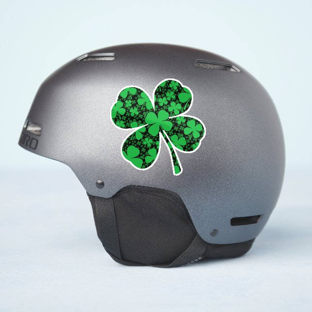 Adesivo Campo de Shamrock irlandês (Lado do capacete)