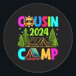 Adesivo Campo Primo 2024 Férias Familiares Campos De Verão<br><div class="desc">Cousin Camp 2024 Férias Familiares Férias de Verão — Corte de Tripulação</div>