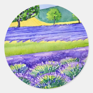 Adesivo Campos de lavanda França