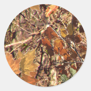 Adesivo Camuflagem de Bush de Floresta em Queda