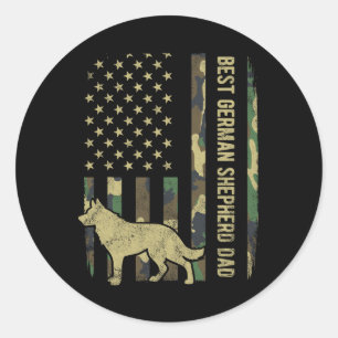 Adesivo Camuflagem de Pais de Cachorro do Melhor German sh