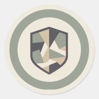 Adesivo Camuflagem Geométrica Moderna Militar Festa