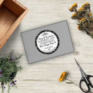 Adesivo Camuflagem noturna de tipografia moderna Sabão mas