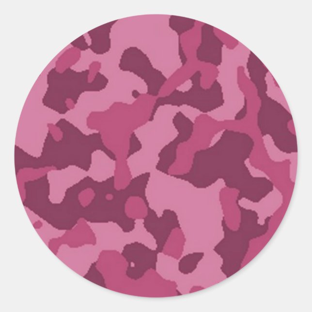 Adesivo Camuflagem Rosa (Frente)