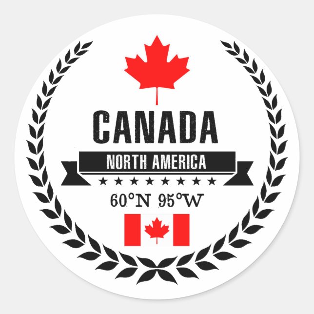 Adesivo Canadá (Frente)