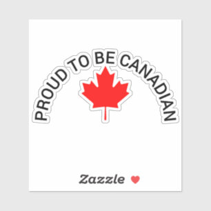 ADESIVO CANADÁ, CANADÁ, CAN, ORGULHOSO POR SER CANADENSE,