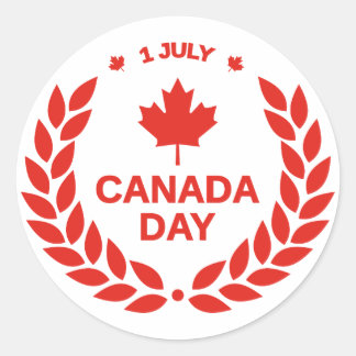 Adesivo Canada Day Stickers 11 de julho