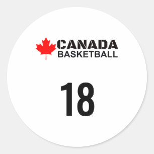 Adesivo Canadá Ideia de número 18 de presente de Design de
