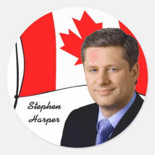 Adesivo Canadá PM Stephen Harper
