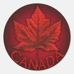 Adesivo Canadá Stickers Red Canada Souvenir Stickers