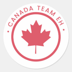 Adesivo Canadá Team Eh Sticker