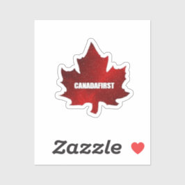 Adesivo Canadafirst Red Maple Leaf Sticker (pequeno)