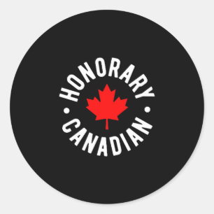Adesivo Canadense Honorário Dia do Canadá Canadense