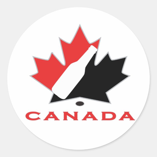 Adesivo Canadian Beer Team (Frente)