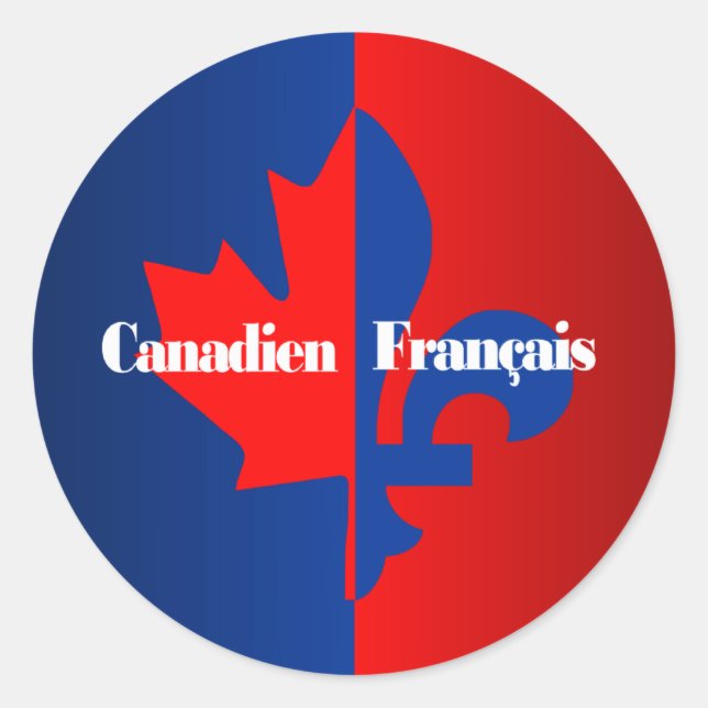 Adesivo Canadien Francais (Frente)
