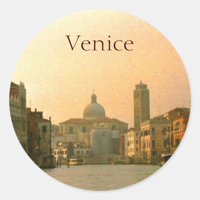 Adesivo Canal de Veneza Itália Stickers (Frente)