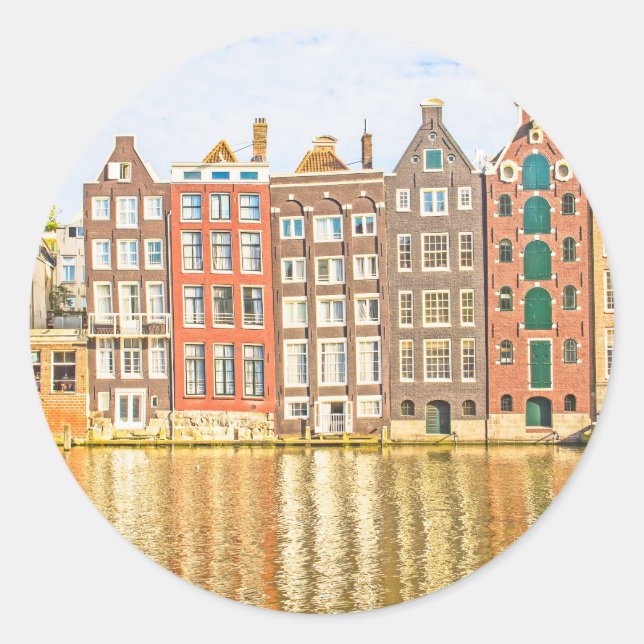 Adesivo Canal em Amsterdã (Frente)