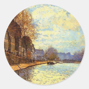 Adesivo Canal Martin de rua por Sisley Impressionista