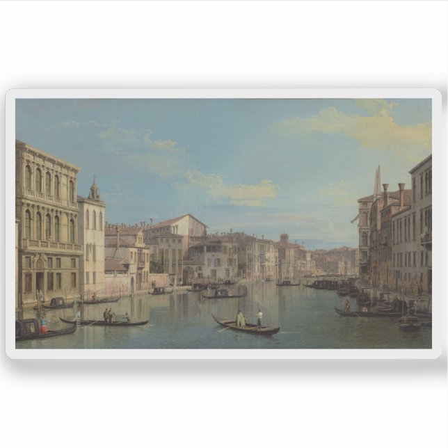 Adesivo Canaletto - O Grande Canal de Veneza (Frente)