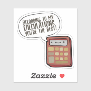 Adesivo Canalização de Cálculos para a Melhor Pessoa