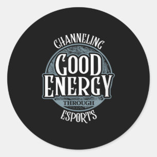 Adesivo Canalizando uma boa energia através de esportes -