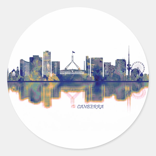 Adesivo Canberra Skyline (Frente)