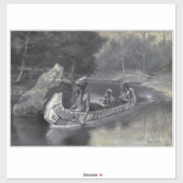 Adesivo Canção de Hiawatha: Guerreiro e Sobretudo Indiano 