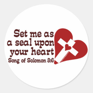 Adesivo Canção do 8:6 de Solomon