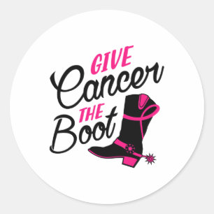 Adesivo Cancer A Consciência Do Cancer De Arranque