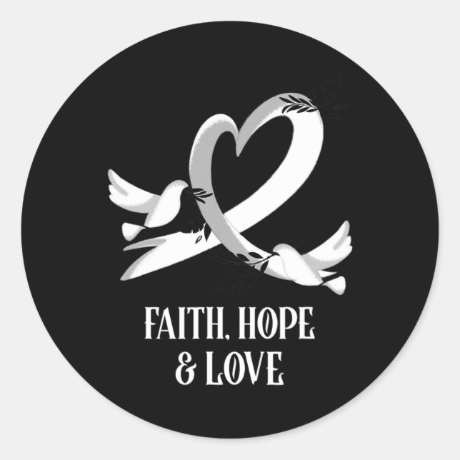 Adesivo Cancer Awareness Cancer Awareness Month World Canc (Frente)