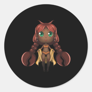 Adesivo Cancer Chibi Anime Bonitinha Solo Sticker