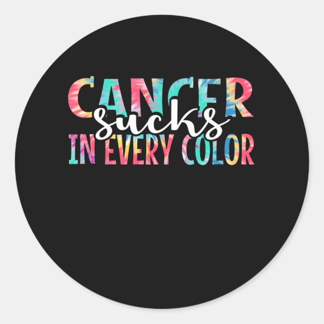 Adesivo Cancer Chupa Em Cada Coluna De Sensibilização (Frente)
