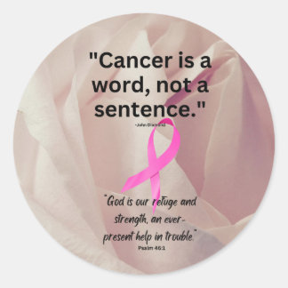 Adesivo Cancer Classic Round Sticker