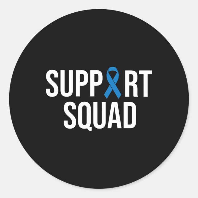 Adesivo Cancer Colorectal Cancer  Azul (Frente)